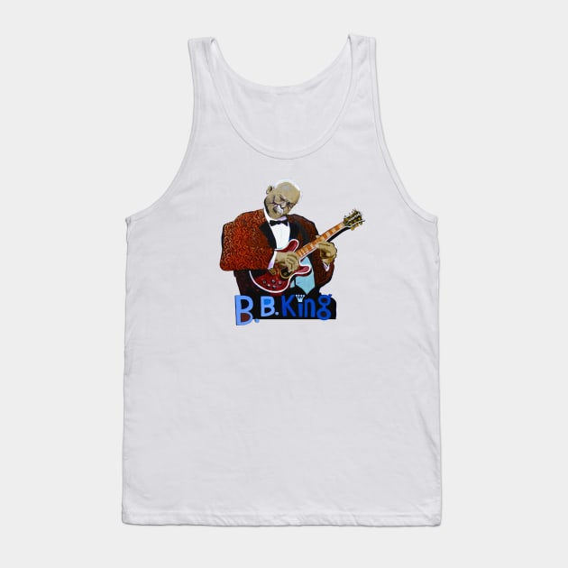 B.B. King Classic Tank Top by SPINADELIC